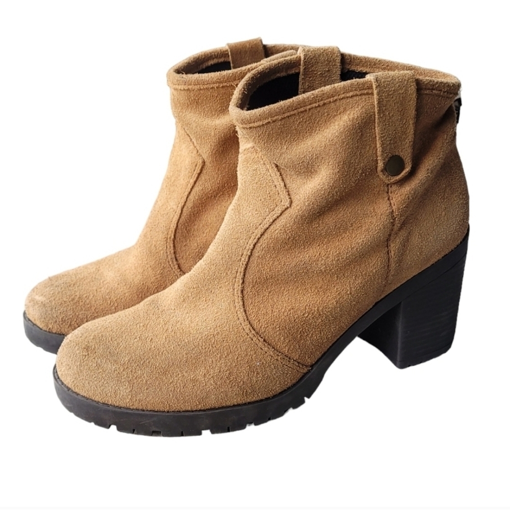 Barth Shoes Suede Chelsea Ankle Boot Sz 6